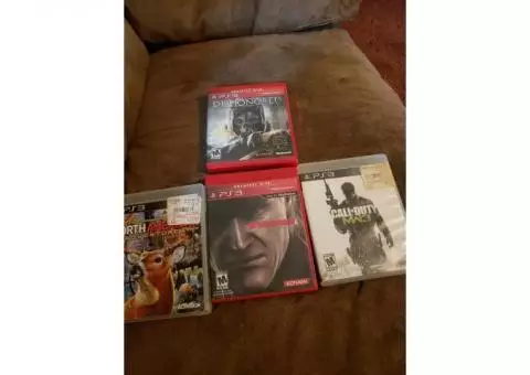 PS3 - selling 4 games, individual or all together